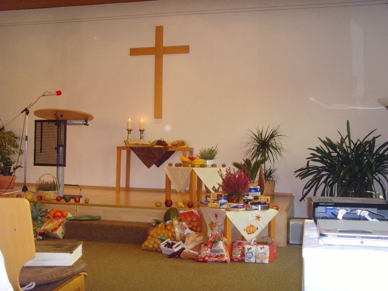 das Erntedankfest bei der Evangelischen Gemeinschaft Neu Wulmstorf